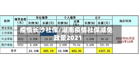 疫情长沙社保/湖南疫情社保减免政策2021-第3张图片
