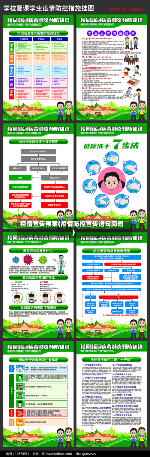 疫情宣传预案(疫情防控宣传语句简短)-第2张图片