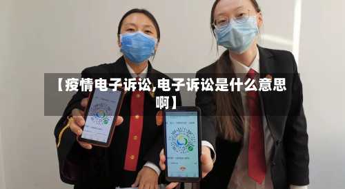 【疫情电子诉讼,电子诉讼是什么意思啊】-第2张图片