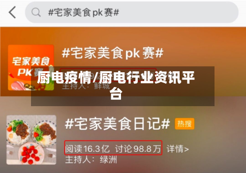 厨电疫情/厨电行业资讯平台-第1张图片