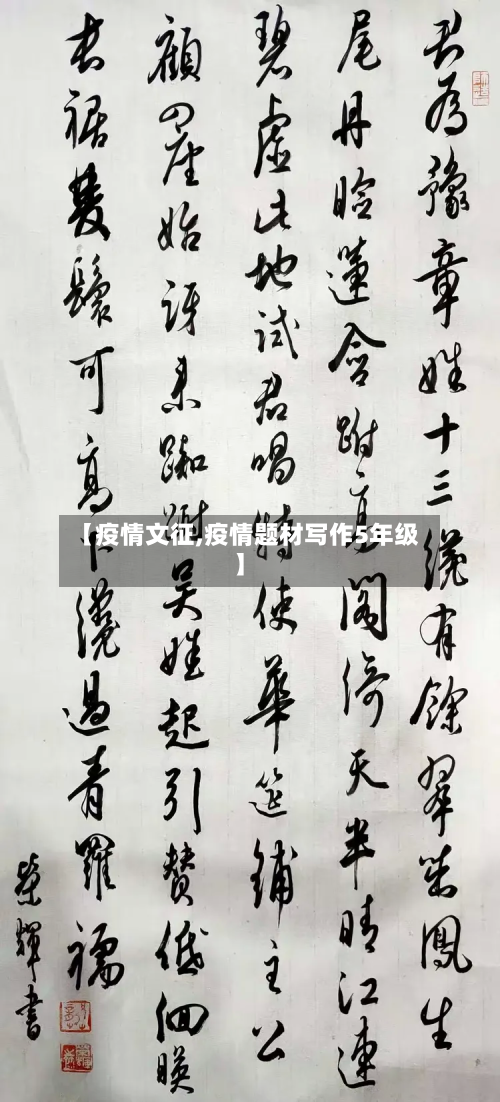 【疫情文征,疫情题材写作5年级】-第2张图片