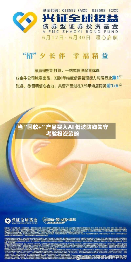 当“固收+	”产品买入AI 低波防线失守考验投资策略-第3张图片