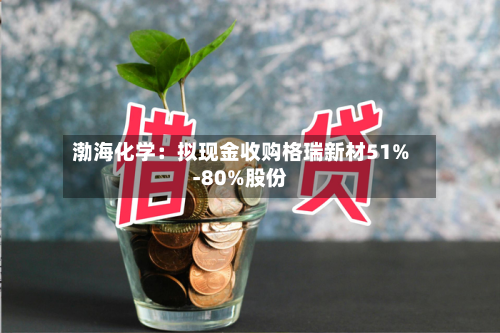 渤海化学：拟现金收购格瑞新材51%-80%股份-第1张图片