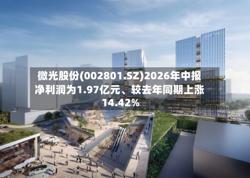 微光股份(002801.SZ)2026年中报净利润为1.97亿元、较去年同期上涨14.42%-第2张图片