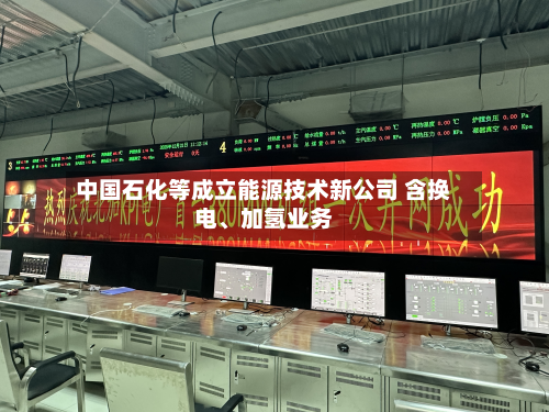 中国石化等成立能源技术新公司 含换电、加氢业务-第1张图片
