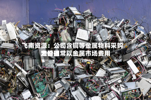 飞南资源：公司含铜等金属物料采购定价通常以金属市场费用为基础-第1张图片