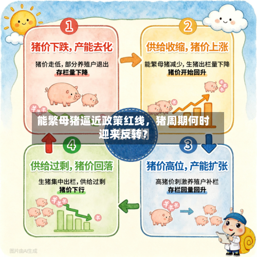 能繁母猪逼近政策红线，猪周期何时迎来反转？-第1张图片
