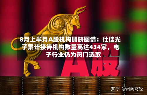 8月上半月A股机构调研图谱：仕佳光子累计接待机构数量高达434家，电子行业仍为热门选取-第1张图片