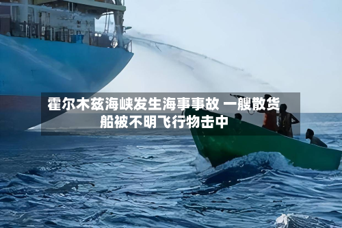 霍尔木兹海峡发生海事事故 一艘散货船被不明飞行物击中-第2张图片