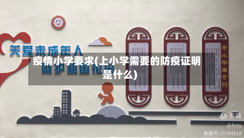 疫情小学要求(上小学需要的防疫证明是什么)-第2张图片