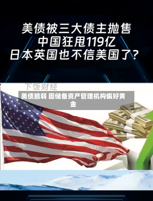 美债脆弱 因储备资产管理机构偏好黄金-第2张图片