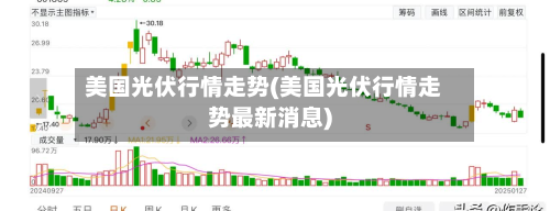 美国光伏行情走势(美国光伏行情走势最新消息)-第1张图片
