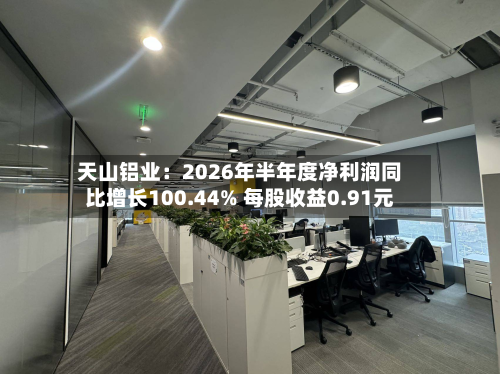 天山铝业：2026年半年度净利润同比增长100.44% 每股收益0.91元-第1张图片