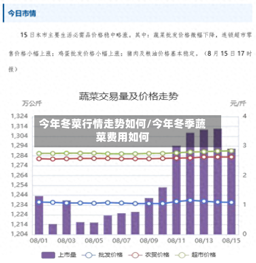 今年冬菜行情走势如何/今年冬季蔬菜费用如何-第1张图片
